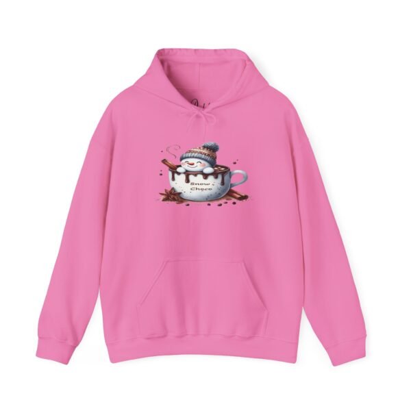 "Snow Choco - Adorable Hot Chocolate Winter Snowman Unisex Heavy Blend™ Hooded Sweatshirt for Men & Women - Image 28