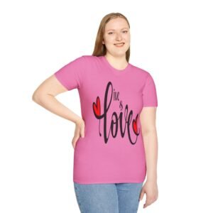 ❤️ "Live & Love"– Embrace Life, Spread Love ✨Unisex Soft style T-Shirt