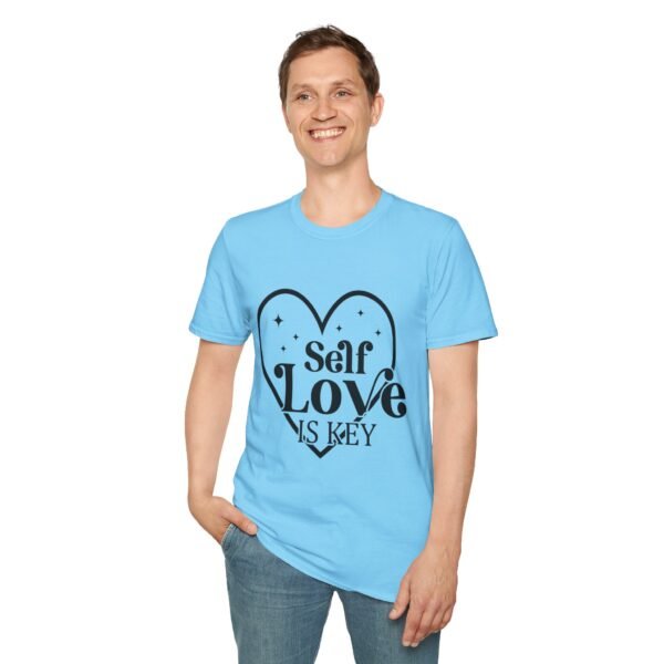 💖 "Self-Love is Key" 🔑– Unlock Your Confidence Unisex Soft style T-Shirt - Image 39