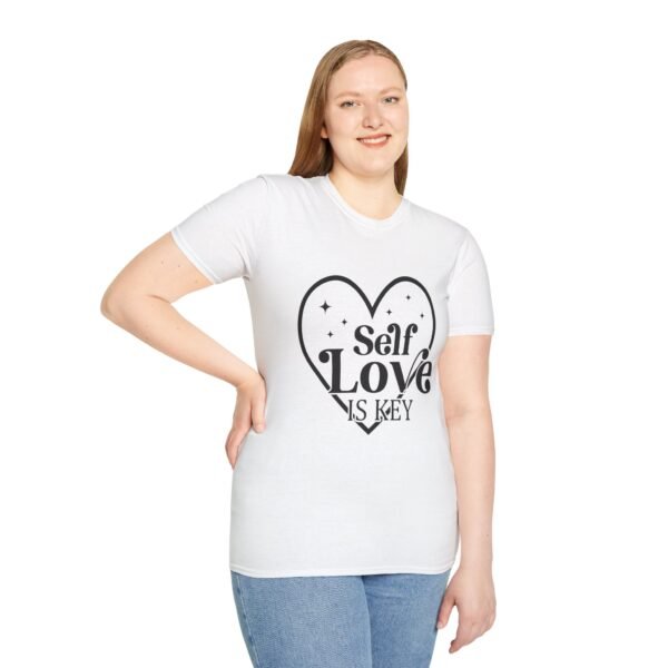 💖 "Self-Love is Key" 🔑– Unlock Your Confidence Unisex Soft style T-Shirt - Image 14