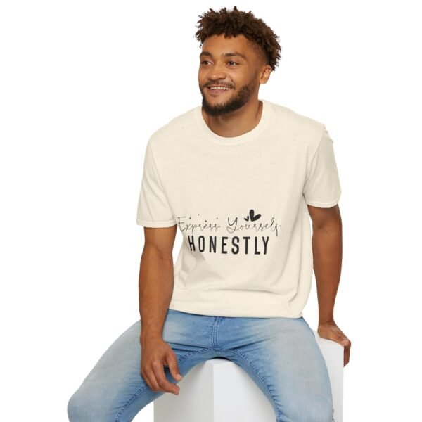 🗣️ "Express Yourself Honestly" – Be Bold, Be You ✨Unisex Soft style T-Shirt - Image 7