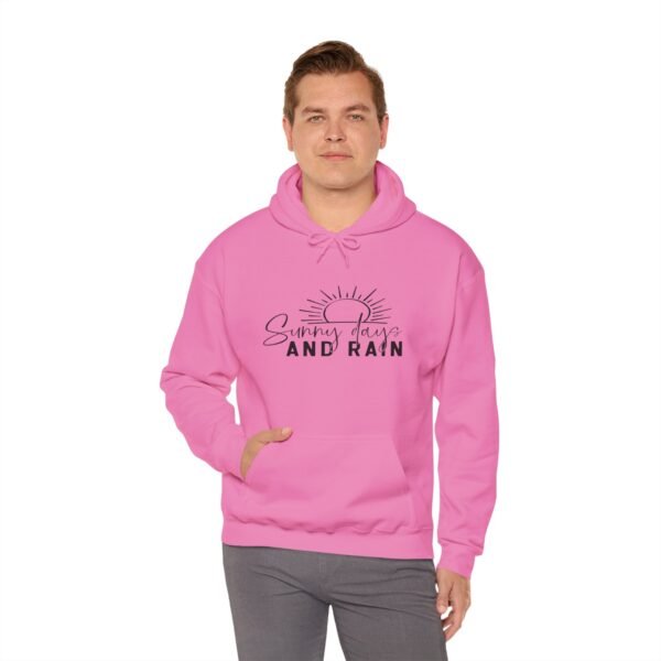 ☀️🌧️ "Sunny Days and Rain" – Embrace Every Season- Unisex Heavy Blend™ Hooded Sweatshirt ☀️🌧️ - Image 6