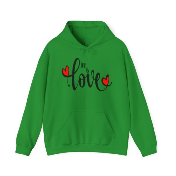 ❤️ "Live & Love"– Wear Love, Live Fully ✨Unisex Heavy Blend™ Hooded Sweatshirt - Image 14