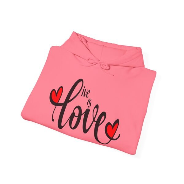 ❤️ "Live & Love"– Wear Love, Live Fully ✨Unisex Heavy Blend™ Hooded Sweatshirt - Image 34