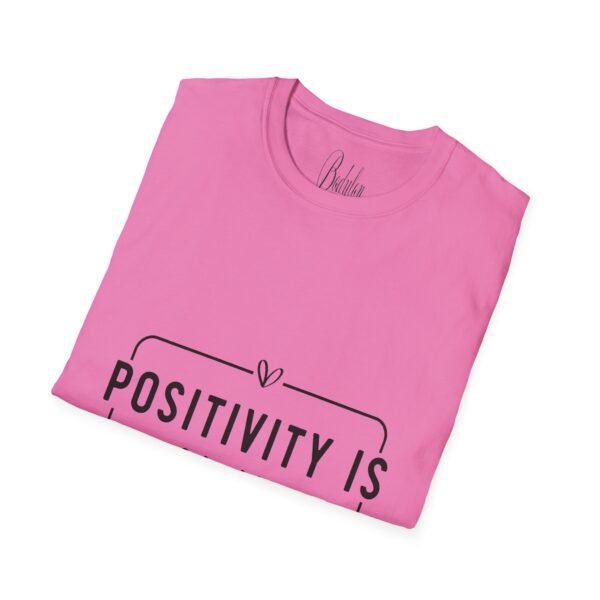 ⚡"Positivity is Power" – Spread Good Vibes Everywhere ✨Unisex Soft style T-Shirt - Image 44