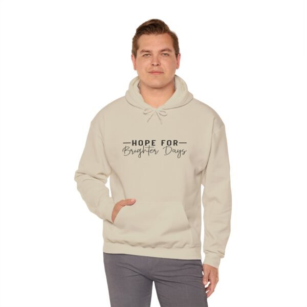 ☀️ "Hope for Brighter Days" – You Are Capable & Strong 💛Unisex Heavy Blend™ Hooded Sweatshirt - Image 7