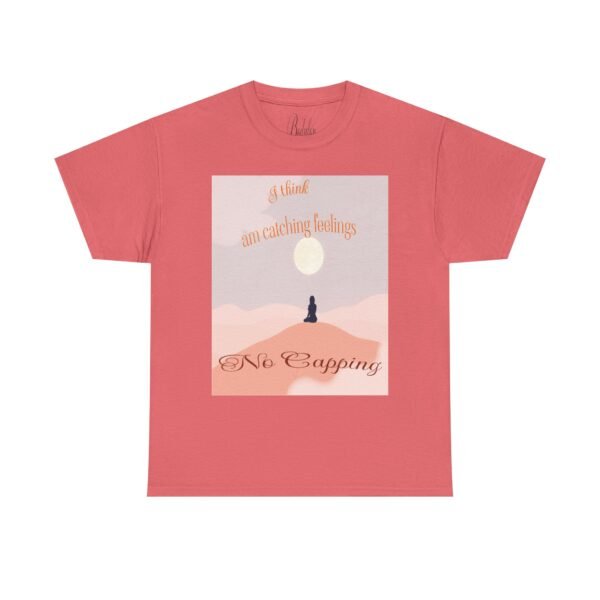 🔥"I Think I'm Catching Feelings🧢❤️ - Minimalist Moonlight Unisex T-Shirt Design for Love and Expression" -Men & Women - Image 20