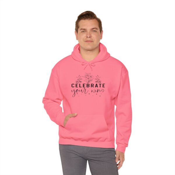 🏆 "Celebrate Your Wins" – Because You Deserve It! 🎉Unisex Heavy Blend™ Hooded Sweatshirt - Image 27