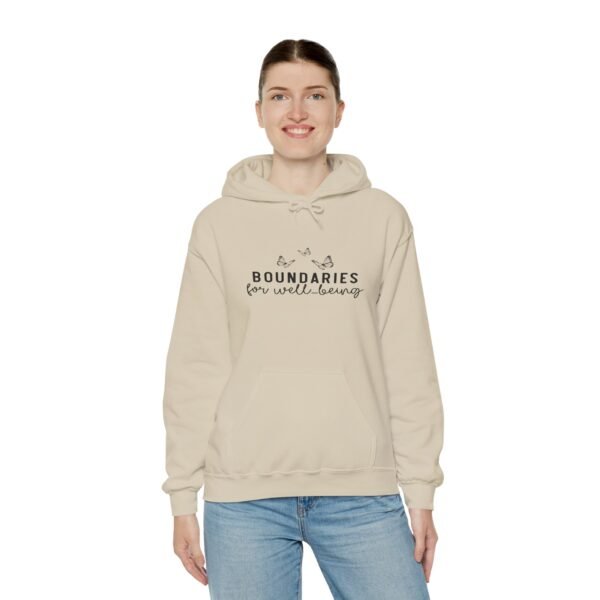 🛑 "Boundaries for Well-Being" – Self-Care & Empowerment Unisex Heavy Blend™ Hooded Sweatshirt 🛑 - Image 29