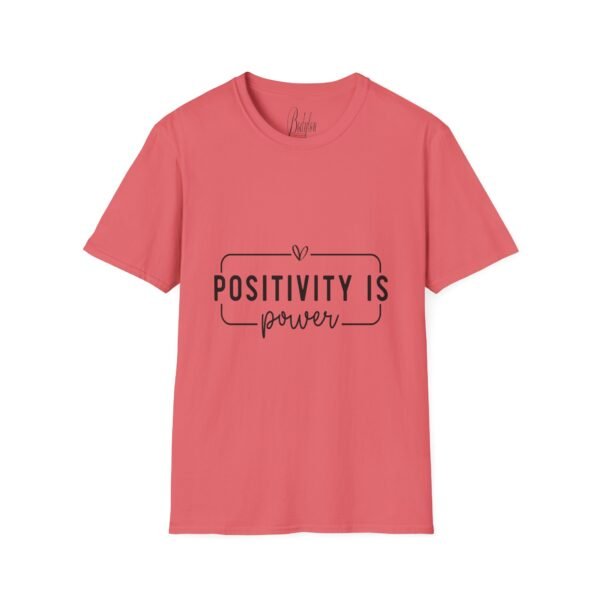 ⚡"Positivity is Power" – Spread Good Vibes Everywhere ✨Unisex Soft style T-Shirt - Image 17