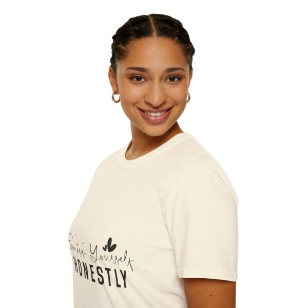 🗣️ "Express Yourself Honestly" – Be Bold, Be You ✨Unisex Soft style T-Shirt - Image 9