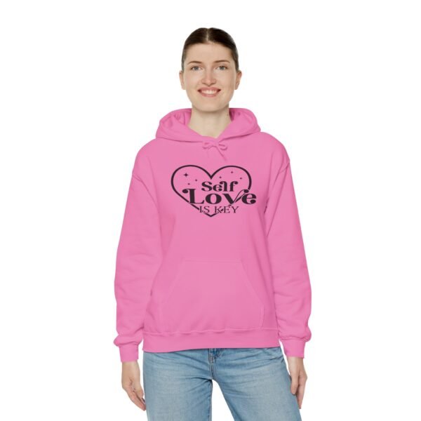 💖 "Self-Love is Key" – Love Yourself Fully ✨Unisex Heavy Blend™ Hooded Sweatshirt - Image 34