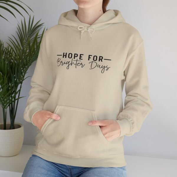 ☀️ "Hope for Brighter Days" – You Are Capable & Strong 💛Unisex Heavy Blend™ Hooded Sweatshirt