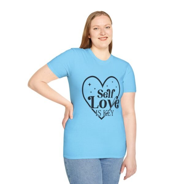 💖 "Self-Love is Key" 🔑– Unlock Your Confidence Unisex Soft style T-Shirt - Image 36