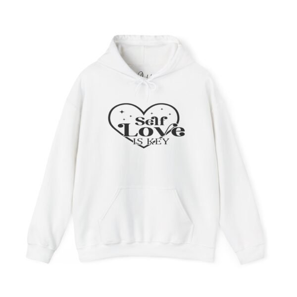 💖 "Self-Love is Key" – Love Yourself Fully ✨Unisex Heavy Blend™ Hooded Sweatshirt - Image 9