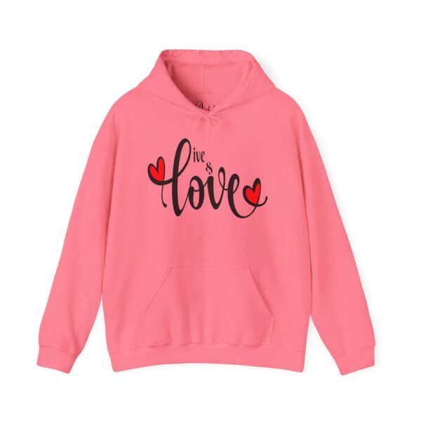 ❤️ "Live & Love"– Wear Love, Live Fully ✨Unisex Heavy Blend™ Hooded Sweatshirt - Image 32