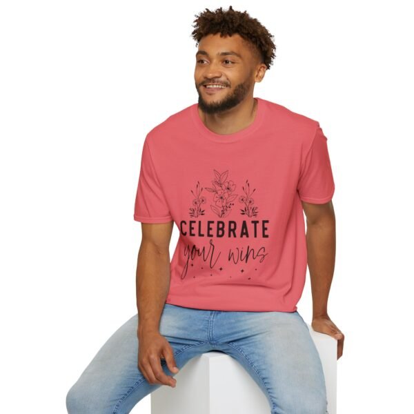 🎉"Celebrate Your Wins" – Every Victory Counts! 🏆Unisex Soft style T-Shirt - Image 32