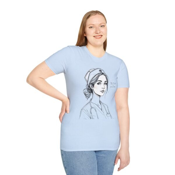 "The Will to Care" – Nurse Tribute  Soft style T-Shirt - Image 26