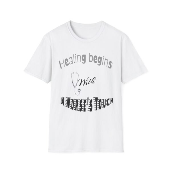 Healing Begins with a Nurse’s Touch – Comfort & Care Soft style T-Shirt - Image 8