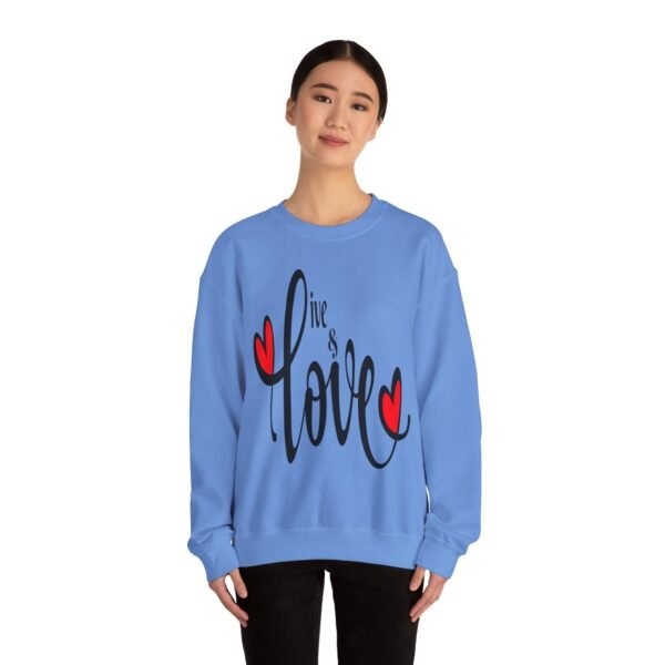 ❤️ "Live & Love"– Cozy Comfort ✨Unisex Heavy Blend™ Crewneck Sweatshirt - Image 21