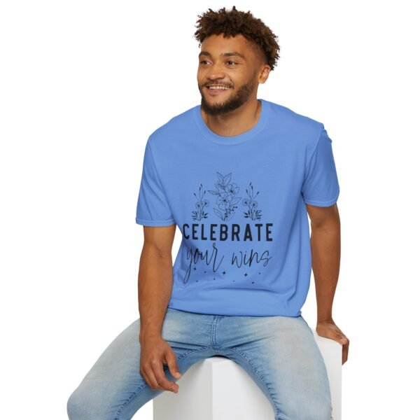 🎉"Celebrate Your Wins" – Every Victory Counts! 🏆Unisex Soft style T-Shirt - Image 40