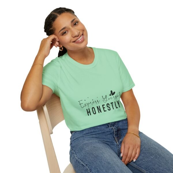 🗣️ "Express Yourself Honestly" – Be Bold, Be You ✨Unisex Soft style T-Shirt - Image 48