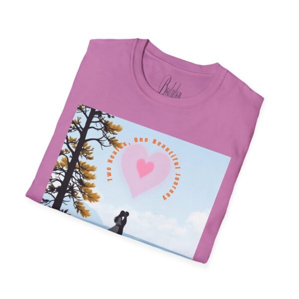 💑 "Two Hearts – One Beautiful Journey"  – Love, Unity & Forever ❤️Unisex T-Shirt for Lovers & Couples - Image 22