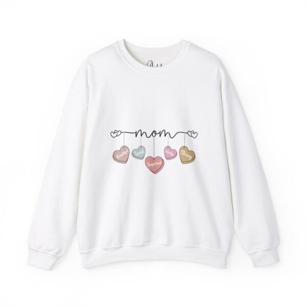 💖 "Mom – Beautiful, Loved, Important, Worthy, Strong" Heavy Blend™ Crewneck Sweatshirt 💖 - Image 6