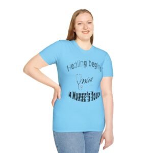 Healing Begins with a Nurse’s Touch – Comfort & Care Soft style T-Shirt