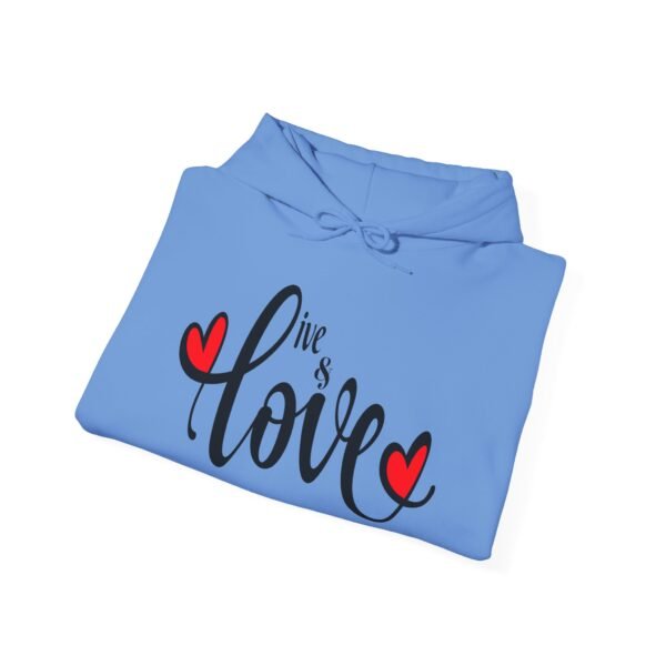 ❤️ "Live & Love"– Wear Love, Live Fully ✨Unisex Heavy Blend™ Hooded Sweatshirt - Image 21