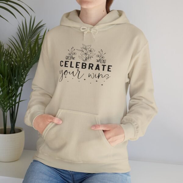 🏆 "Celebrate Your Wins" – Because You Deserve It! 🎉Unisex Heavy Blend™ Hooded Sweatshirt - Image 39