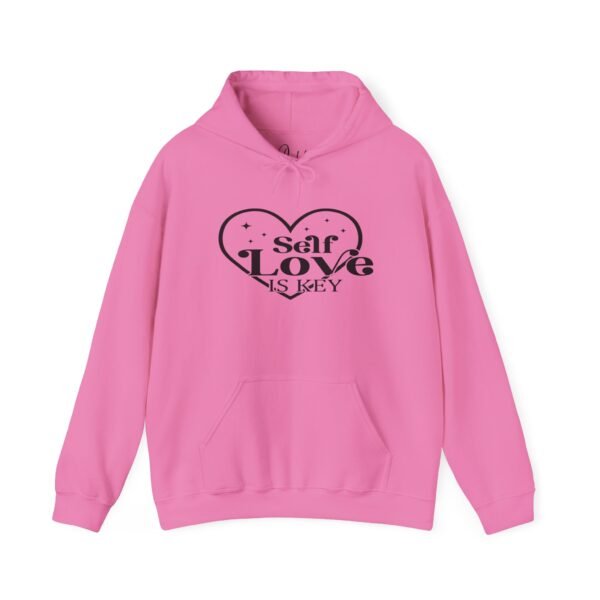 💖 "Self-Love is Key" – Love Yourself Fully ✨Unisex Heavy Blend™ Hooded Sweatshirt - Image 28