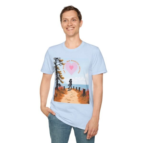 💑 "Two Hearts – One Beautiful Journey"  – Love, Unity & Forever ❤️Unisex T-Shirt for Lovers & Couples - Image 7