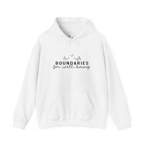 🛑 "Boundaries for Well-Being" – Self-Care & Empowerment Unisex Heavy Blend™ Hooded Sweatshirt 🛑 - Image 10