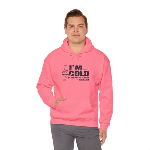 🧊 "Yes, I'm Cold – Always Cold, Me 24/7" Cozy Unisex Heavy Blend™ Hooded Sweatshirt ❄️ - Image 39