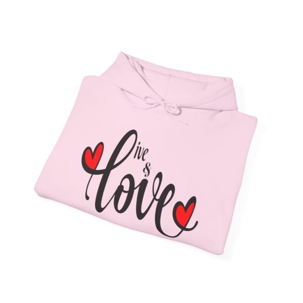 ❤️ "Live & Love"– Wear Love, Live Fully ✨Unisex Heavy Blend™ Hooded Sweatshirt - Image 28