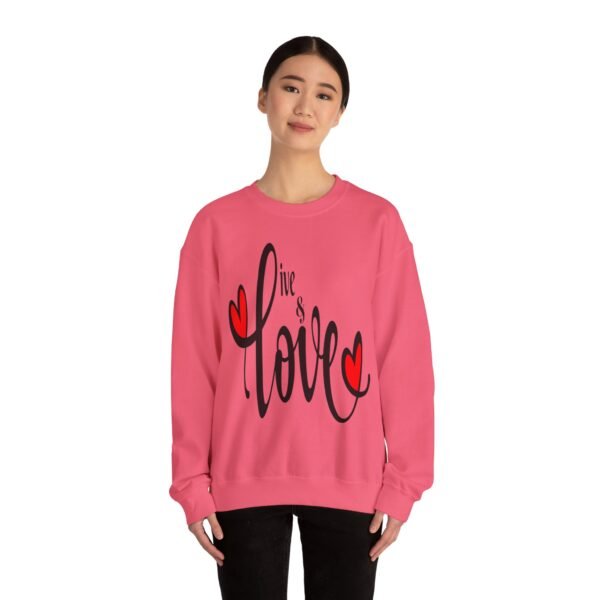 ❤️ "Live & Love"– Cozy Comfort ✨Unisex Heavy Blend™ Crewneck Sweatshirt - Image 5