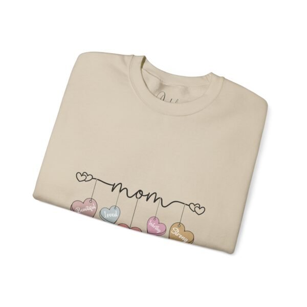 💖 "Mom – Beautiful, Loved, Important, Worthy, Strong" Heavy Blend™ Crewneck Sweatshirt 💖 - Image 14