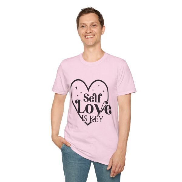 💖 "Self-Love is Key" 🔑– Unlock Your Confidence Unisex Soft style T-Shirt - Image 47