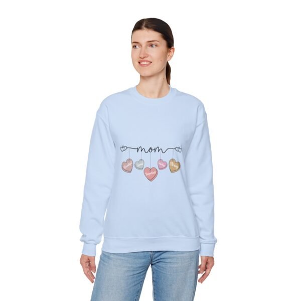 💖 "Mom – Beautiful, Loved, Important, Worthy, Strong" Heavy Blend™ Crewneck Sweatshirt 💖 - Image 23