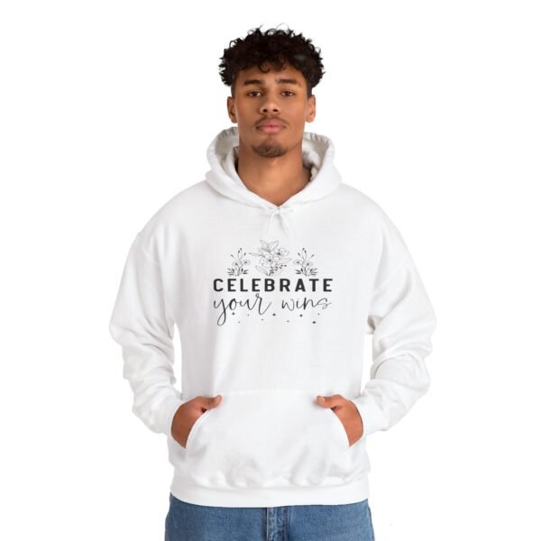 🏆 "Celebrate Your Wins" – Because You Deserve It! 🎉Unisex Heavy Blend™ Hooded Sweatshirt - Image 8