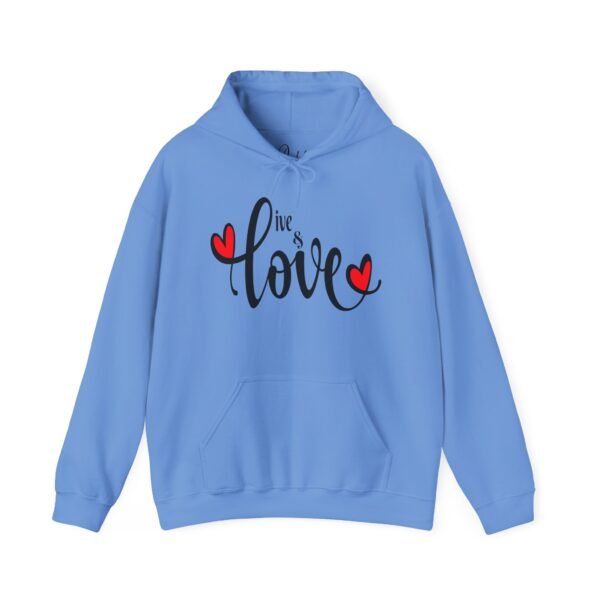 ❤️ "Live & Love"– Wear Love, Live Fully ✨Unisex Heavy Blend™ Hooded Sweatshirt - Image 19