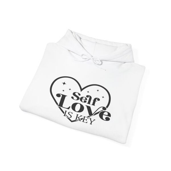 💖 "Self-Love is Key" – Love Yourself Fully ✨Unisex Heavy Blend™ Hooded Sweatshirt - Image 11