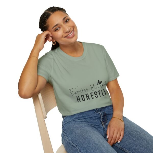 🗣️ "Express Yourself Honestly" – Be Bold, Be You ✨Unisex Soft style T-Shirt - Image 36