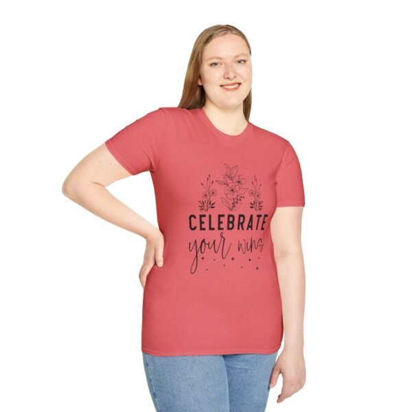 🎉"Celebrate Your Wins" – Every Victory Counts! 🏆Unisex Soft style T-Shirt - Image 30