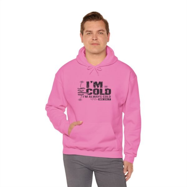 🧊 "Yes, I'm Cold – Always Cold, Me 24/7" Cozy Unisex Heavy Blend™ Hooded Sweatshirt ❄️ - Image 32