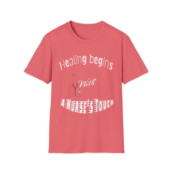 Healing Begins with a Nurse’s Touch – Comfort & Care Unisex Soft style T-Shirt - Image 8