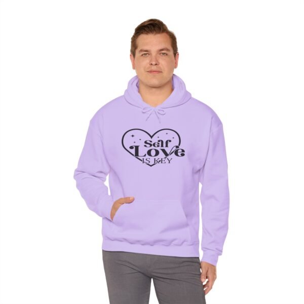 💖 "Self-Love is Key" – Love Yourself Fully ✨Unisex Heavy Blend™ Hooded Sweatshirt - Image 26