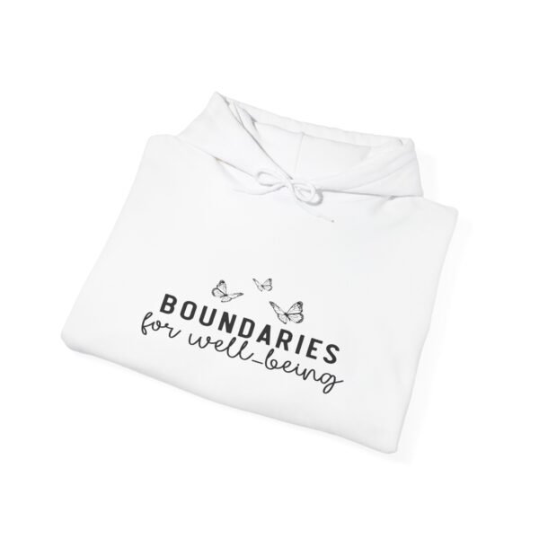 🛑 "Boundaries for Well-Being" – Self-Care & Empowerment Unisex Heavy Blend™ Hooded Sweatshirt 🛑 - Image 12