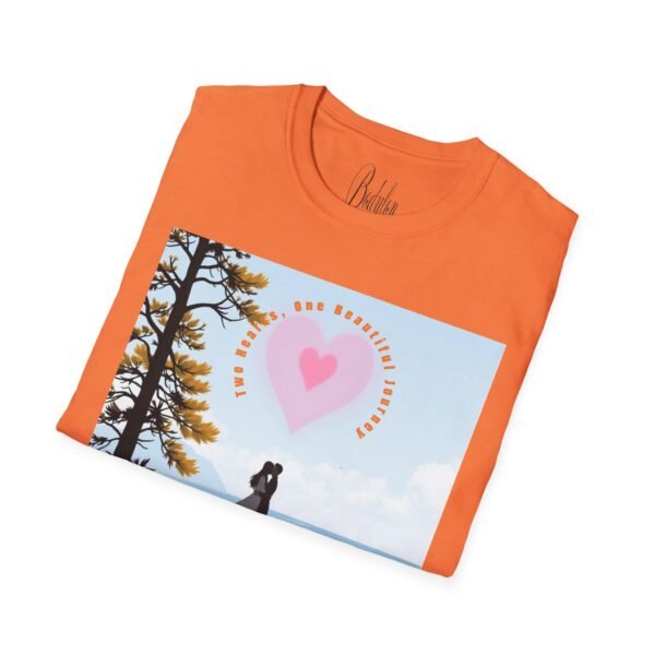 💑 "Two Hearts – One Beautiful Journey"  – Love, Unity & Forever ❤️Unisex T-Shirt for Lovers & Couples - Image 13